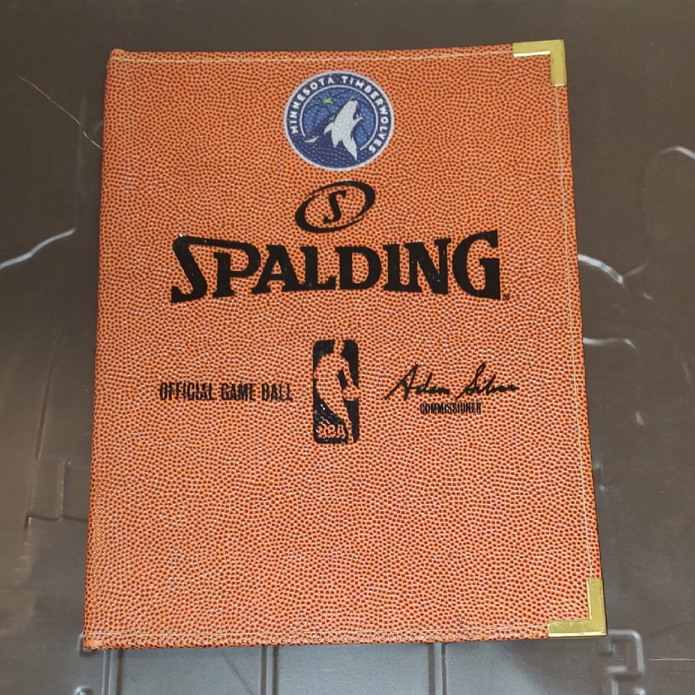 Spalding NBA Minnesota Timberwolves Game Basketball Portfolio Folder Edition